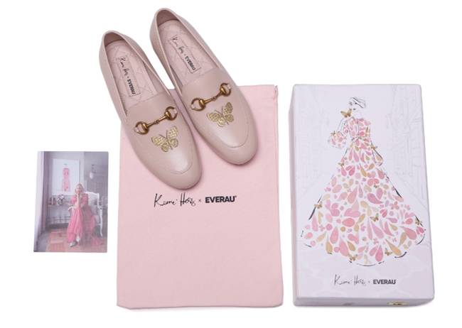 rrie Hess推出Papillon Loafer 蝴蝶乐福鞋AG真人平台app澳洲著名雪地靴品牌EVERAU与时尚插画家Ke(图7)